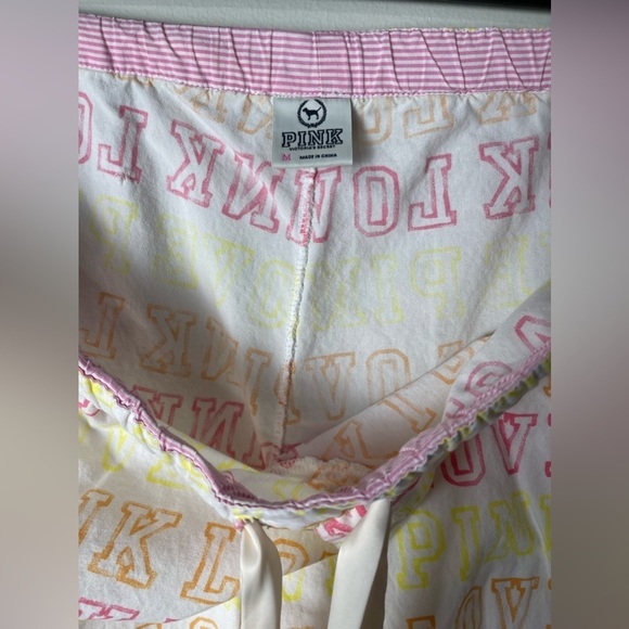 Pink Women's Drawstring Pajama Pants - Picture 3 of 7